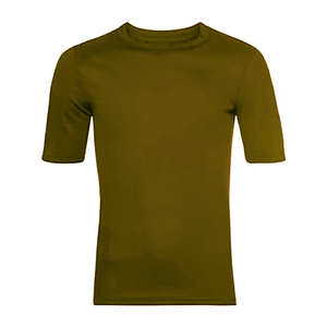 T-shirt de sport pour homme, coupe ajustée, col rond, jersey, été, décontracté, manches courtes, évacuation de l'humidité, léger, compression, design personnalisé - Product Image 1