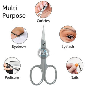 Tijeras de manicura multiusos de Grado Profesional de acero inoxidable para cutículas y pedicura, tijeras de belleza para uñas y cejas - Product Image 4