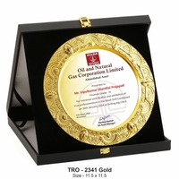 Boîte Métallique Pliante Élégante et Portable avec Plaque Plaquée Or de Qualité Supérieure pour la Reconnaissance d'Entreprise et l'Excellence Commerciale