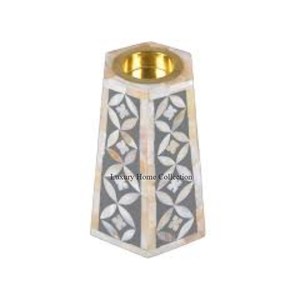 Venta al por mayor de cera de color blanco y negro, de nácar Bakhoor quemador de incienso, suministros de fragancia para el hogar de mesa de India - Product Image 3