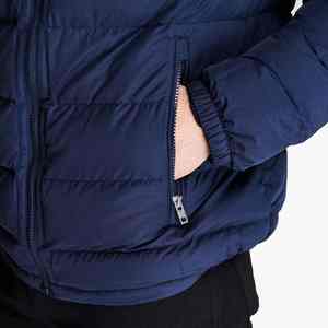 2026 High Quality Breathable Waterproof Stand Collar Front Logo Winter Puffer <b>Jacket</b> For Men - Product Image 3