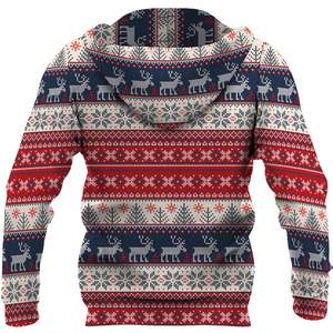 Premium Pullover 100% Cotton Winter <b>Christmas</b> <b>Hoodie</b> with Customized Snowman Print and Logo for Unisex - Product Image 5