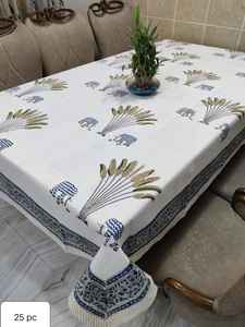 ผ้าปูโต๊ะแบบซักได้ปรับแต่งได้เป็นมิตรต่อสิ่งแวดล้อมทำด้วยมือผ้าฝ้าย100% ที่ทันสมัยลายดอกไม้ออกแบบโดยช่างฝีมือหรูหรา - Product Image 3