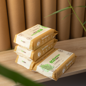 Toallitas Húmedas de Bambú Ecológicas de Alta Calidad para Bebés, 80 Unidades, Antisépticas y Sin Perfume, de Vietnam - Product Image 5