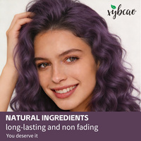 Coloration Capillaire Permanente à l'Extrait Végétal Teinte Lavande Complexe Herbal Camomille Reishi Fo-Ti Longue Durée Teinte Pastel Crème Douce