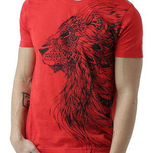 เสื้อยืดผู้ชายสำหรับฤดูร้อนเสื้อยืดผู้ชายแบบเรียบง่ายพิมพ์ลาย DTF DTG220ผ้าฝ้าย100% กรัมเฮฟวี่เวททรงหลวมพอดีตัวแห้งเร็ว - Product Image 4