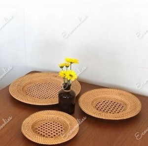 Natural Handmade Weave Rattan Teapot <b>Trivet</b> Mats for Kitchen Table Heat Resistant Non-slip Wicker Coaster Kitchen Accessories - Product Image 5