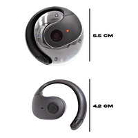 Untuk Headphone Open Ear Hook V5.3, Tahan Air IPX4, Kontrol Sentuh, 10 Jam Waktu Putar, Dapat Diisi Ulang Via Type-C, Driver Dinamis