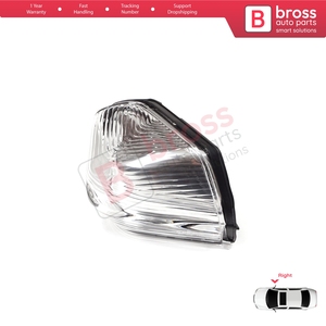 Lente de Indicador de Espejo Lateral Derecho BSP592-2 para Crafter MK1 Sprinter 906 2E0953050A - Product Image 4