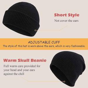 2025 Latest High Quality Unisex Stylish Fitted Beanie Cap with Image Design 100% Acrylic Material Wholesale Fashionable Wear - Product Image 2