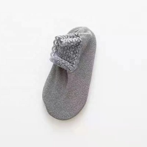 Chaussettes courtes pour femmes Factory Lady, couleurs bonbon, motif uni, en coton, pour l'été et l'automne - Product Image 5