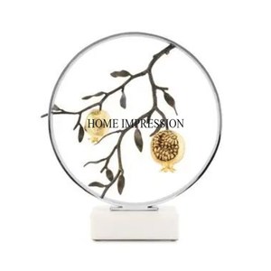 Most Attractive Look Round Shape Heavy Duty Metal Made Unique Fancy Designer Sculpture For Home & Hotel Table Decorative Accents - Product Image 3