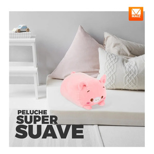 Plush Pig <b>Pillow</b>, Soft Kawaii Baby Plush Toy - Assorted Colors - Product Image 3