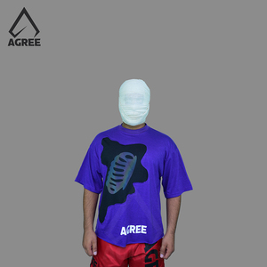 T-shirt Homme Oversize Classique en Jersey 100% Coton Épais Écologique Manches Courtes Respirant Imprimé Numérique Vintage - Product Image 1