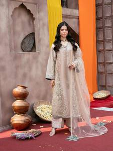 Ensemble Salwar Kameez brodé, robe traditionnelle pakistanaise et indienne pour femmes, tenue formelle de luxe, dupatta, pantalon Plazo, vente en gros - Product Image 4