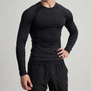 Ropa Deportiva Personalizada para Gimnasio, Camiseta Deportiva de Compresión de Secado Rápido para Hombre, Camiseta Deportiva de Manga Corta con Protección UV - Product Image 4