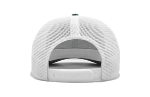 Sombrero de camionero verde liso, parte trasera de malla, forma 6606, logotipo personalizado, bordado, gorras deportivas de alta calidad, sombreros de fabricante de Vietnam - Product Image 4