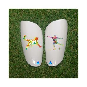 Figura de estándares de jugador de fútbol de alto nivel Espinilleras Equipo de protección masculino Especialmente diseñado Tipo 14A - Product Image 1