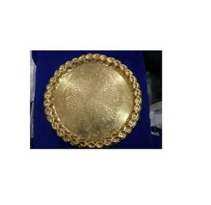 Plaque de chargeur en laiton fabriquée à la main plaque de chargeur de Table centrale taille personnalisée plaque de chargeur en laiton de haute qualité à vendre - Product Image 3