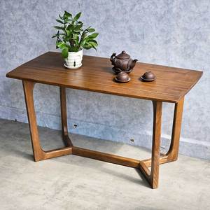 โต๊ะน้ำชาห้องนั่งเล่นสไตล์ญี่ปุ่นทำมือ 100x50x55 ซม. ไม้แอช TT68181 - Product Image 2