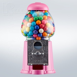 Máquina Expendedora de Chicles de Aluminio Estilo Antiguo Rosa Clásico de 9 Pulgadas Kwang Hsieh, Dispensador de Dulces con Capacidad de 500g, Ranura para Monedas, Personalizable - Product Image 2