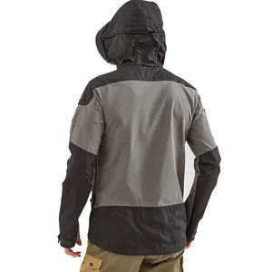 Haute qualité 50 coupe-vent Soft Shell hommes à manches longues veste d'hiver conçu sur mesure couleur unie pour la pêche en plein air respirant - Product Image 3