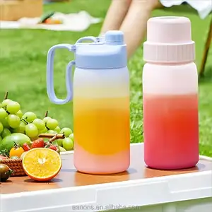 DC elektrikli su pil şarj kablosuz renkli taşınabilir açık kamp spor küçük meyve şişesi fincan Shaker mikser sıkacağı Blender