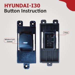 Nouveau commutateur de fenêtre de voiture adapté pour Hyundai I30 2013 et plus lève-vitre électrique adapté pour Hyundai côté passager - Product Image 4
