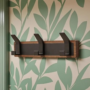 Cintre en bois pour manteaux d'hiver lourds, ensemble de cintres en bois massif de qualité supérieure pour armoires, cintre en bois écologique pour la maison - Product Image 1