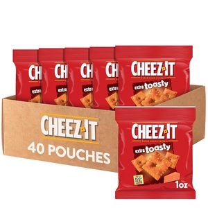 Crackers au fromage Cheez-It, snacks croustillants cuits au four, portions individuelles, extra croustillants (40 sachets) - Product Image 5
