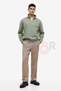 2025 nueva y elegante ropa de invierno para hombre, sudadera con media cremallera/Sudadera ligera de moda con media cremallera para hombre, OEM personalizado - Product Image 2