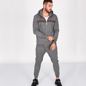 Casual <b>Tracksuit</b> 100% Cotton <b>Polyester</b> <b>Tracksuits</b> Casual Men <b>Tracksuits</b> for Men Jogging Athletic Sports <b>tracksuit</b> OEM - Product Image 4