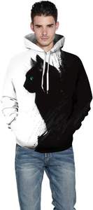 Sweats à capuche de sublimation pour hommes de vente chaude pour l'hiver Design respirant décontracté avec impression numérique sweats à capuche unisexe en coton mélangé - Product Image 4