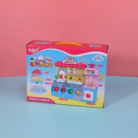 Soja Tinte individuell bedruckte Briefpapier Geschenk box Baby Spielzeug Kraft Verpackungs papier Geschenk box mit Griff