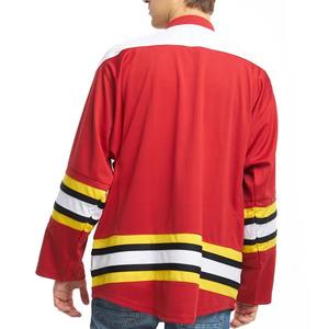 Diseño Personalizado OEM al por Mayor, Uniforme de Hockey sobre Hielo Transpirable de Alta Calidad, 100% Poliéster, Malla, Tackle Twill, para Práctica - Product Image 2