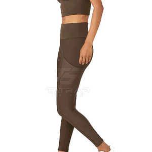 Best Selling Women's Yoga <b>Leggings</b> Solid Pattern Breathable Quick Dry High Quality Custom Made Size <b>Low</b> Price - Product Image 3