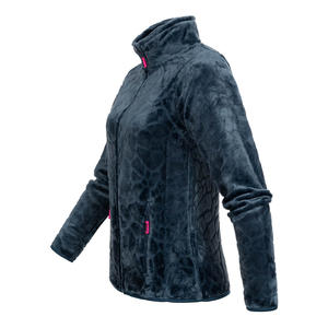 Ropa deportiva elegante, chaqueta de lana Polar con cremallera pesada para mujer, chaqueta de abrigo de moda cálida y duradera con logotipo personalizado - Product Image 4