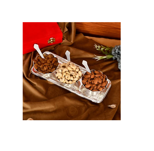 Caja de fruta seca de latón de alta calidad, caja de fruta seca para el hogar, plato de fruta giratorio de pétalos, aperitivos para artículos decorativos - Product Image 6
