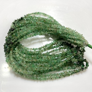 Émeraudes naturelles de haute qualité, émeraudes brutes, non taillées, prix de gros, 3-5 mm, trous de perçage au centre pour la fabrication de bijoux, ASP GEMS - Product Image 3