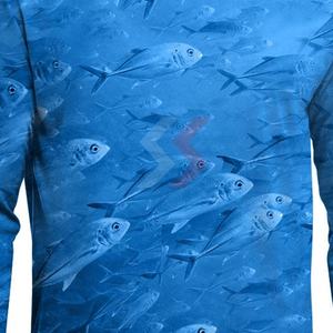 Última llegada gran oferta producto pesca Polo camisa de secado rápido transpirable manga larga pesca camisas diseño personalizado impresión - Product Image 4
