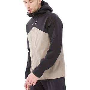 เสื้อแจ็กเก็ตกันฝนกันน้ำเป็นมิตรกับสิ่งแวดล้อมสำหรับใช้กลางแจ้งเสื้อกันลมน้ำหนักเบามีฮู้ดปรับได้สำหรับผู้ชาย - Product Image 1