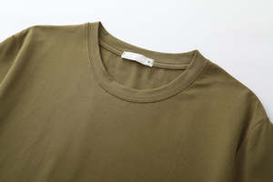 T-shirts personnalisés en gros pour hommes – Qualité supérieure, 100 % coton épais 2026 avec logo personnalisable - Product Image 3