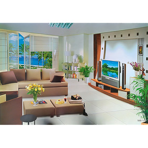 Wooden Villa Interior <b>Wall</b> Art Decorative <b>Painting</b> <b>for</b> <b>Living</b> <b>Room</b> Dining Area - Product Image 1