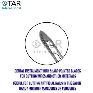 Couronne Beebee Ciseaux Chirurgicaux Dentaires Medic Instruments 4.5 "Ciseaux Chirurgicaux En Acier Inoxydable Droit Utilisation De Laboratoire Dentaire - Product Image 4