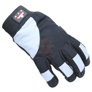 Gants de travail de mécanicien en cuir avec logo Tpr Gants en cuir à fort impact Griped Palm Gym and Work Wear Utilisation pour hommes et femmes - Product Image 1