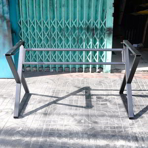 CBCC015 Patas de Escritorio Triangulares Dobles Minimalistas de 1200x600 para Mesa de Oficina en Casa, Mesa de Centro, Mesa de Comedor, Patas de Banco - Product Image 2