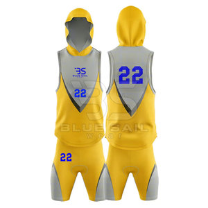 Style à capuche haute qualité 100% Polyester Compression 7v7 uniforme équipe de jeunes 7v7 ensemble de maillots - Product Image 3