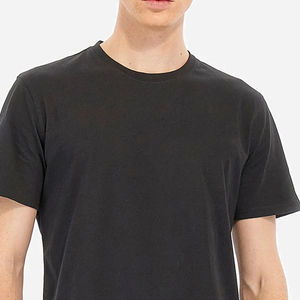 Nuevo diseño de camisetas para hombre de buena calidad de algodón holgado ajuste pequeño hombro caído marca en blanco hombres camiseta de gran tamaño - Product Image 5