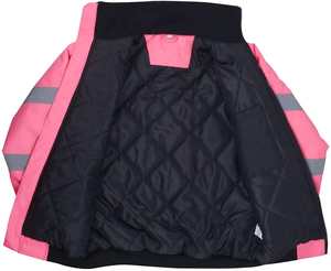 Veste de sécurité réfléchissante à capuche ample pour l'hiver, haute visibilité, pour le travail en extérieur, avec logo frontal – Grande Vente - Product Image 3