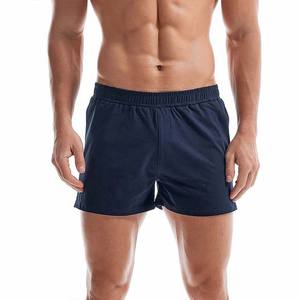 Shorts de jogging pour hommes en gros, 100% coton, sport, décontracté, respirant, tricoté, toile, style urbain, uni, taille élastique - Product Image 4